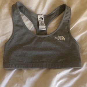 The North Face grey sports bra, NEVER WORN!